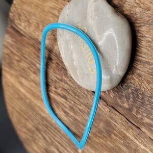 Y2k vintage silicone deep blue sea bracelet simplistic‎ B2731